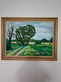 Obraz malba  František Slovák autor 1975