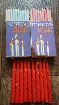 Dortové svíčky a svíčky retro