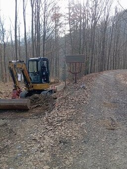 Příprava příjezdové cesty