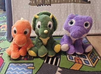 Plyšový dinosauři 3ks
