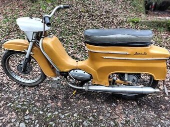 Jawa 50/21 pionýr s platným TP a SPZ, původní lak