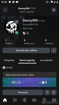 XBOX účet s hrama. TED 700