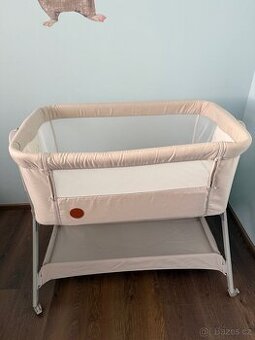 LIONELO Postýlka Leonie Plus 3v1 Beige Sand