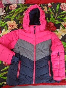 Zimní bunda pro holčičku vel. 122