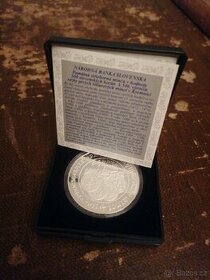 Pamětní stříbrná mince 500 Kčs - 1