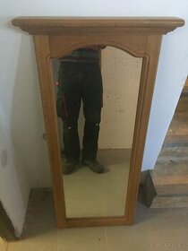 Dřevěné zrcadlo masiv - 1