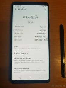 SAMSUNG Galaxy Note 9  + S-pen dobrý kus