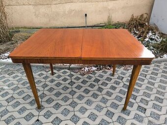 Retro jídelní rozkládací stůl Český nábytek - 60. léta
