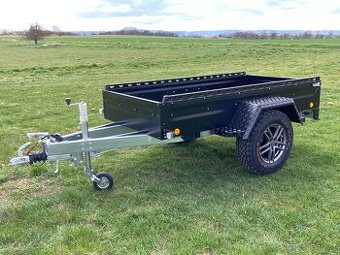 Přívěs Valník Bržděný 1.3T Offroad BLACKOUT Bockmann