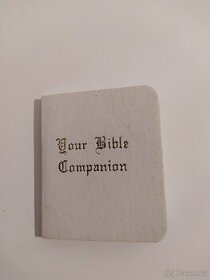 Miniaturní stará kniha "YOUR BIBLE COMPANION" - 1