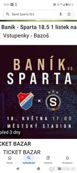 FC Baník Ostrava Ac Sparta Praha 18.5 a 8 hlavní tribunu