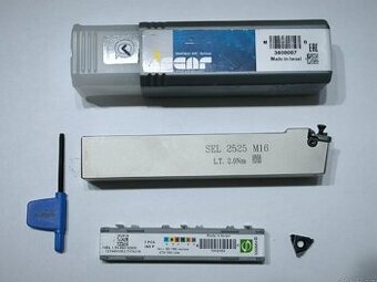 Zavitovy drziak Iscar Sel 2525 M16 + 5 ks platkov - 1