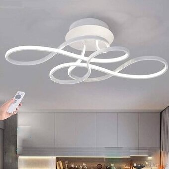 LED Designové stmívatelné stropní svítidlo s ovládáním / 58W