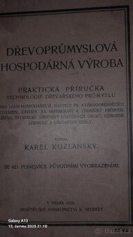Dřevoprůmyslová hosppdáŕská výroba - 1