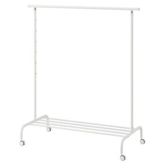 Ikea šatní stojan - bílá