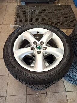 Originál Škoda Fabia II ALU kola Antares 195/55/15