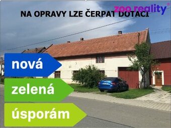 ZLEVNĚNO - Zemědělská usedlost, stodola, zahrada