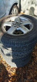 Prodám 4x ALU kola s letními pneu Škoda Octavia 1