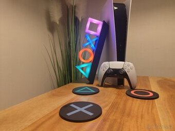 PS5 Digitální edice + Dualsense ovladač, vyčištěný