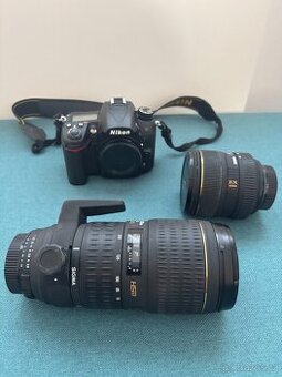 Nikon D7000 + 2x objektivy a příslušenství