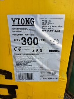 19 ks YTONG Statik 300 mm tvárnice P4-550 300x249x499