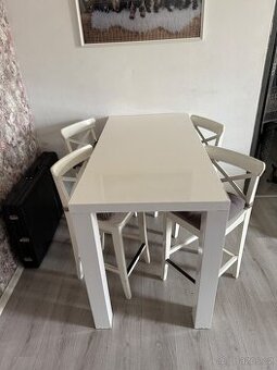 Ikea barový stůl + 4 židle