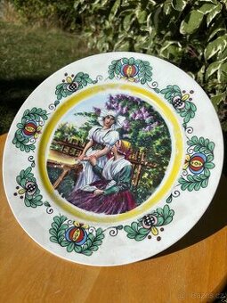 Sběratelský porcelánový talíř EPIAG Royal (Čecho-Slovakia)