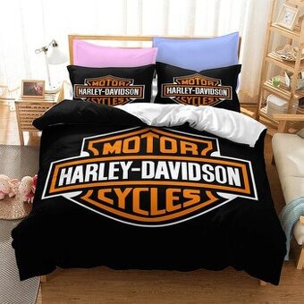 Obliečky Na Periny A Na Vankuše Harley Davidson