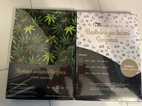 Bavlněné povlečení Renforcé - marihuana