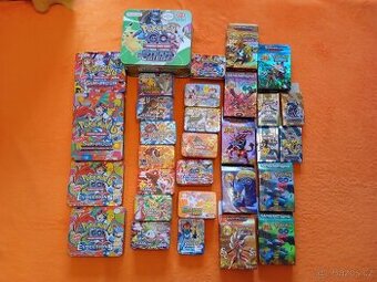 Pokémon karty a boxy