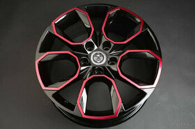 Alu kola 17"-18" 5x112 Yakuza Japan Extreme black+red