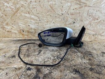 LEVÉ ZPĚTNÉ ZRCÁTKO VW PASSAT B7 6 PIN 3C0857933A BÍLÉ