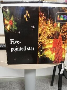 světelný závěs hvězdy