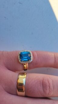 14kt zlatý prsteň s turmalinom 5.5ct