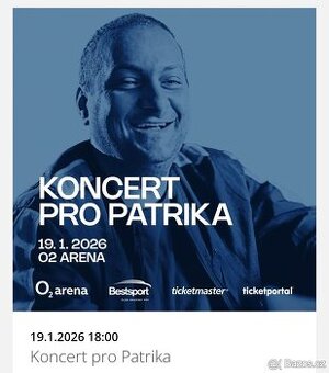 Koncert pro Patrika 3 x vstupenka na sezení