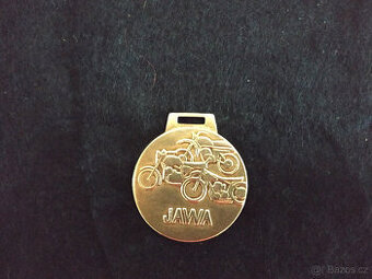 Starý retro přívěšek na klíče JAWA