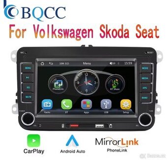 Nové autorádio android pro Škoda VW Seat