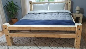 Nová trámová postel Colorado 180x200cm, trámy 12cm