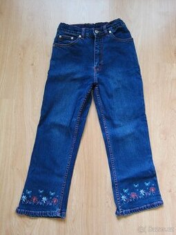 Dívčí rifle (džíny) velikost 122
