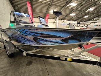 Prodám špičkový rybářský hliníkový člun ALBA 460