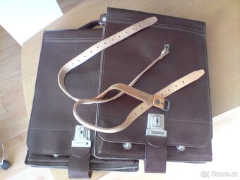 2x Nová vojenská kožená brašna ČSLA SNB VB veterán Jawa ČZ