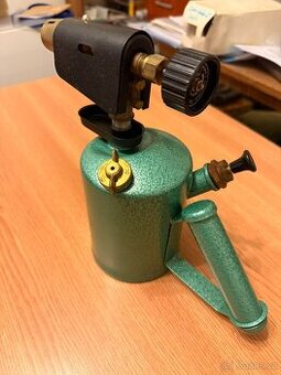 BENZÍNOVÁ OPALOVACÍ LAMPA - nepoužitá, perfektní stav