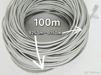 LAN kabel 100m. VR,Rudník,TU. Balíkovna 83Kč.