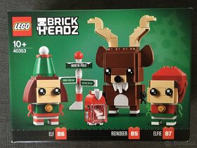 LEGO Vánoční BrickHeadz 40353 Sob Elf a Elfka - 1