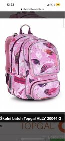 dívčí školní batoh topgal - 1