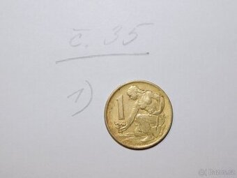 ČSSR 1 Kčs - 1