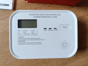 Detektor spalin CO (oxidu uhelnatého)