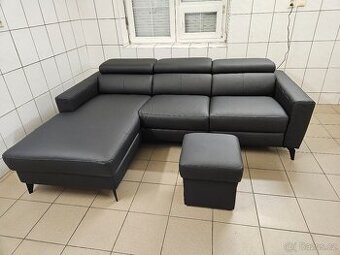 KOŽENÁ SEDACÍ SOUPRAVA  -  NOVÁ