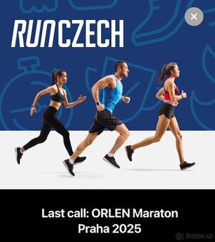 Registrace na vyprodaný RunCzechORLEN Maraton Praha 4.5.2025