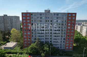 Praha 12 Modřany, pronájem bytu 2 + kk + L, 44 m2, okr. Prah